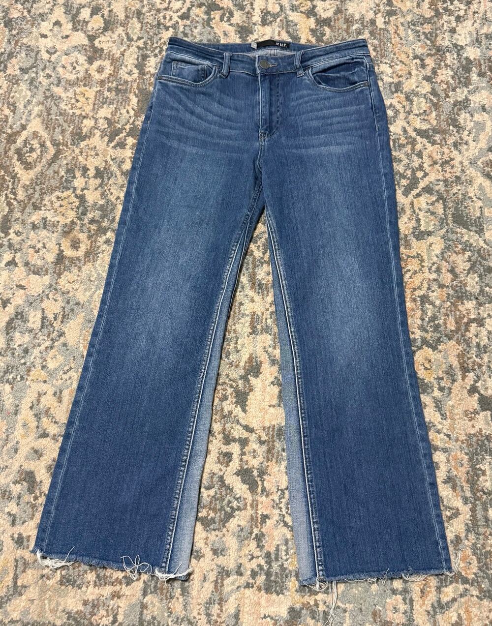 KUT from the Kloth Kelsey High Rise Ankle Flare- Size 4